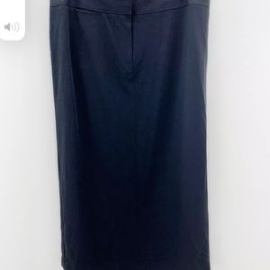 Lane Bryant ,Black skirt ,straight long/mid, size 18 ,zipper and clasp